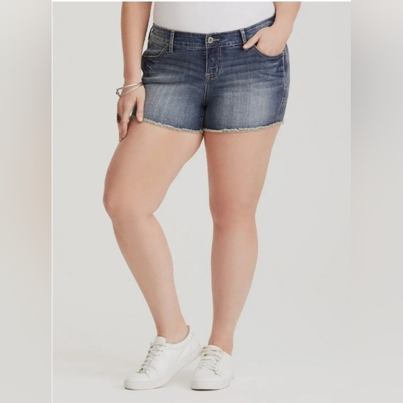 torrid Pants - Torrid Vintage Stretch Denim Shorts